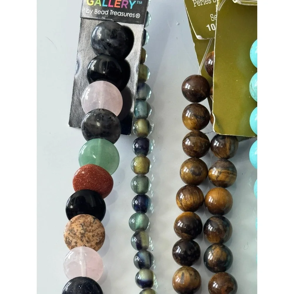 Bead Landing‎ Bead Gallery Semi Precious Stone  & Other Bead Strands Lot 4 pc
